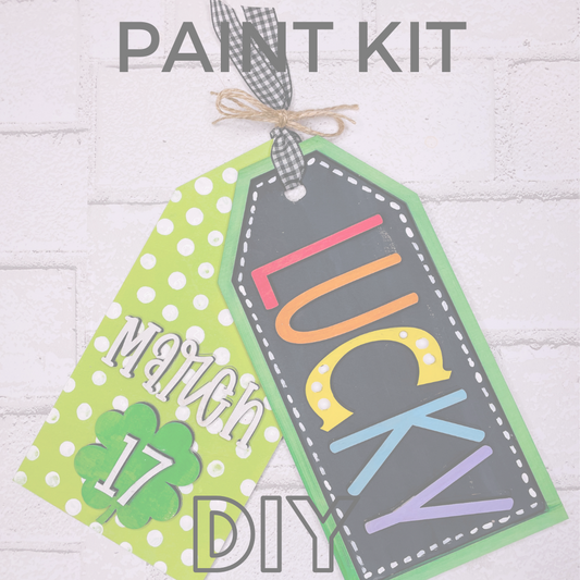 DIY Kit St. Patrick's Day Lucky Tag