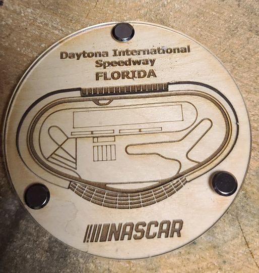 Daytona International Raceway Coaster SVG