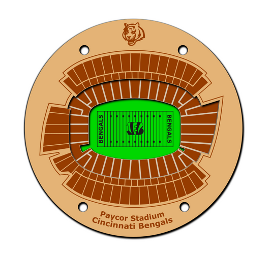 Cincinatti Bengals Coaster SVG