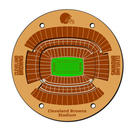 Cleveland Browns Coaster SVG