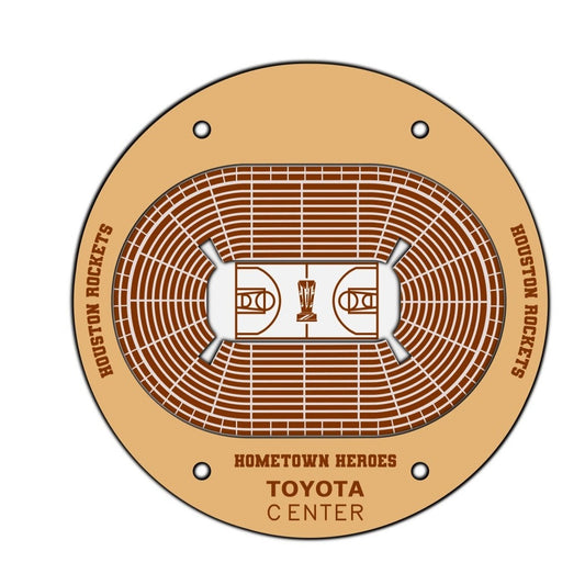 Houston Rockets Basketball Stadium Coaster SVG