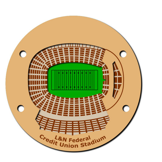 L&N Federal Credit Union Football Stadium -  SVG  U of Louisville