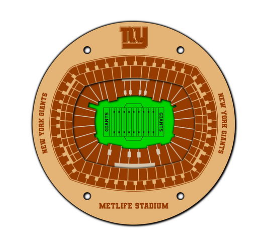 NY Giants Coaster SVG