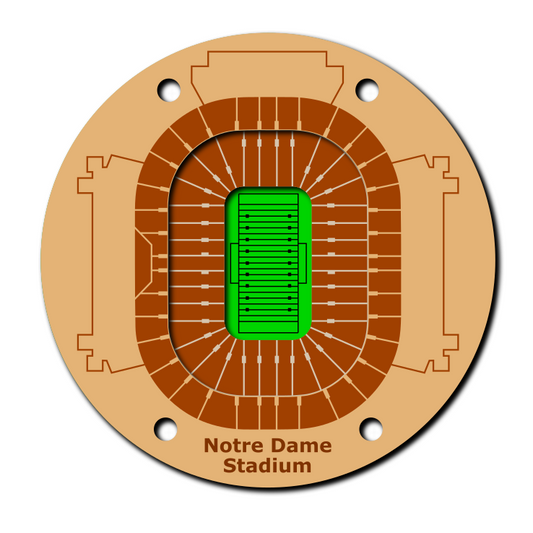 Notre Dame Football Stadium  SVG