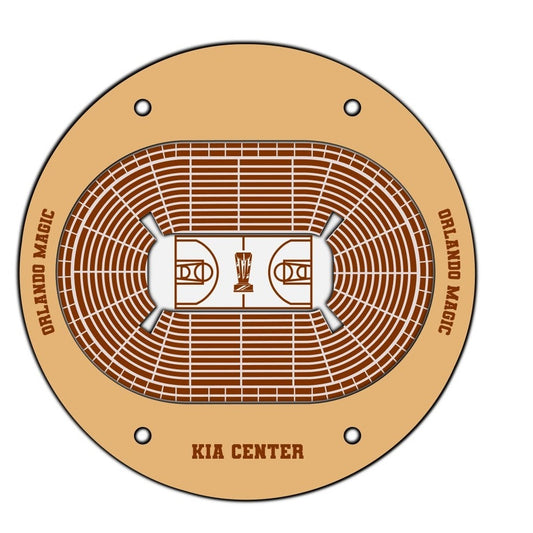 Orlando Magic Basketball Stadium Coaster SVG