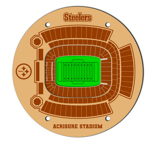 Pittsburgh Steelers Coaster SVG