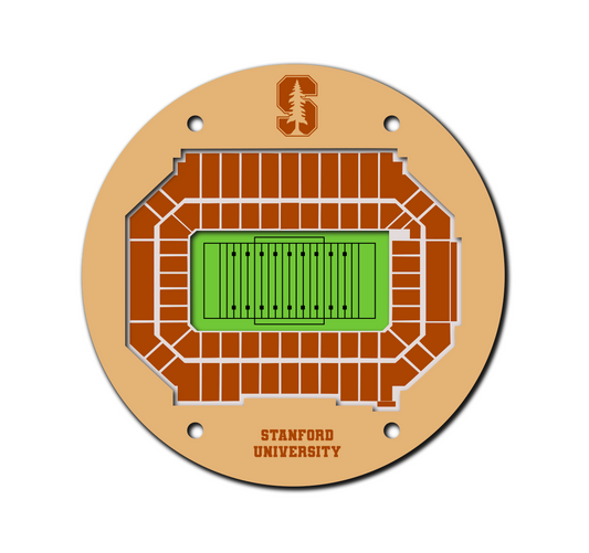 Stanford University Stadium Coaster SVG