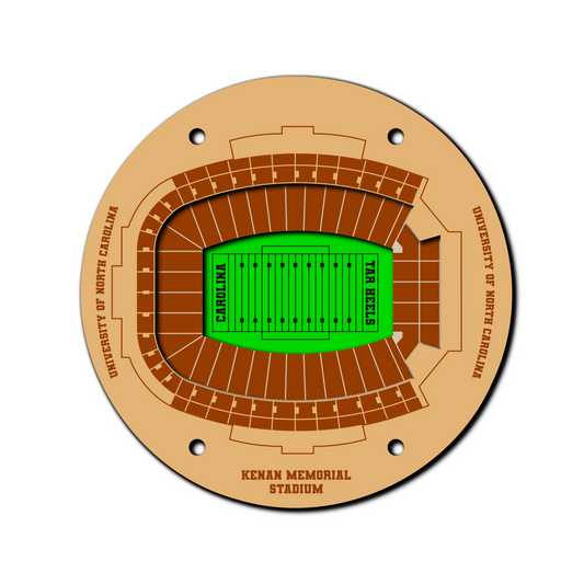 Kenan Memorial Football Stadium University of NC -  SVG file