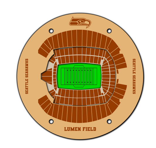 Seattle Seahawks Coaster SVG