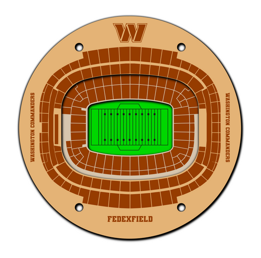 Washington Commanders Coaster SVG