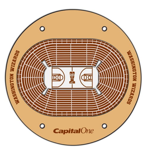 Washington Wizards Basketball Stadium Coaster SVG